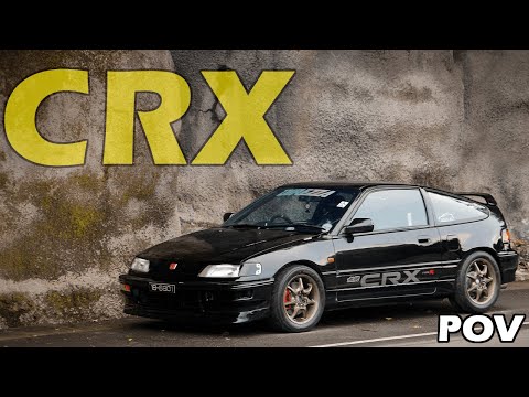 HONDA CRX POV DRIVE | SL Chop Shop |