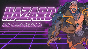 HAZARD - All Hero & Map Interactions + Kill Quotes (Overwatch 2)