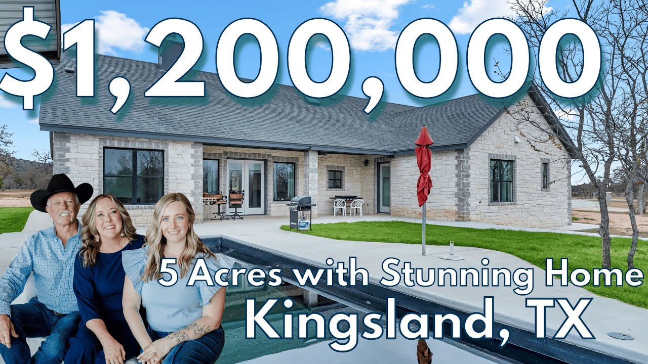5 Acres with 2024 Built House in Kingsland, TX | 292 Oak Ridge Trl, Kingsland, TX 78639