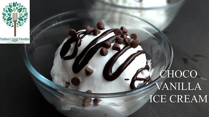 Homemade vanilla ice cream recipe (only 3 ingredients ) | vanilla choco chips ice cream