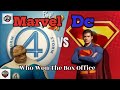 Marvel vs DC: Every Time They Fought for Box Office Glory. #MarvelVsDC #Superman2025 #FantasticFour