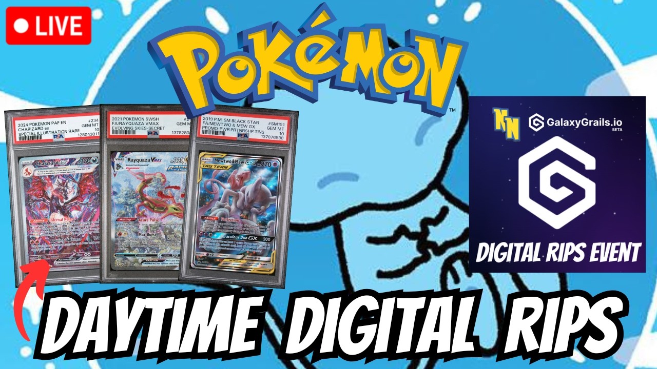 LIVE Pokemon RIP N SHIP! DAYTIME DIGITAL RIPS! TAG TEAMS & ALT ARTS!