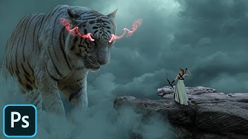 Big Tiger Photo Manipulation Photoshop Tutorial