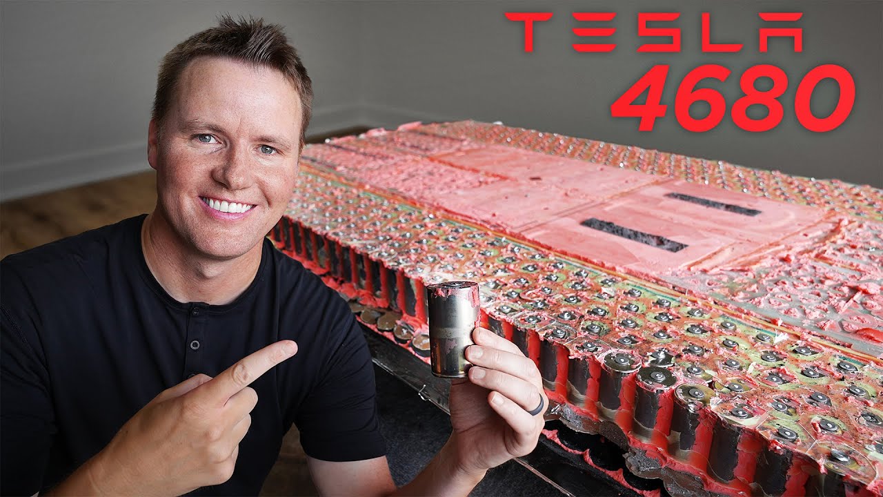 Picking up my New Tesla 4680 Battery! - YouTube