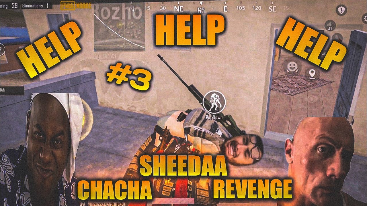Dumb And Funny Gameplay|Chacha Sheedaa|Part 3|Pubg Mobile|Hitman Gaming Yt