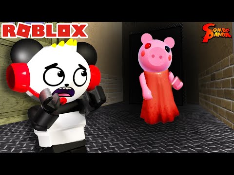 Escape From Piggy In Roblox Let S Play Roblox Piggy With Combo - roblox red panda hood