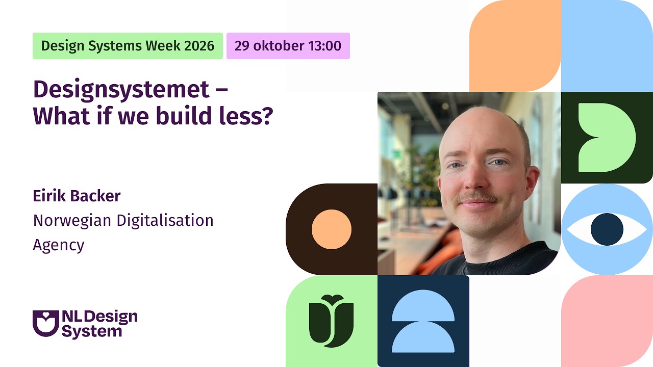 Designsystemet - What if we build less? - YouTube thumbnail