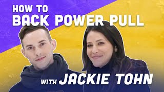 How To Back Power Pull While Ice Skating with Jackie Tohn | Adam Rippon
