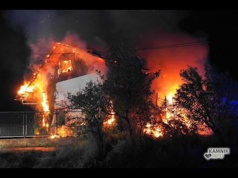 Požar v Podgorju pri Kamniku
