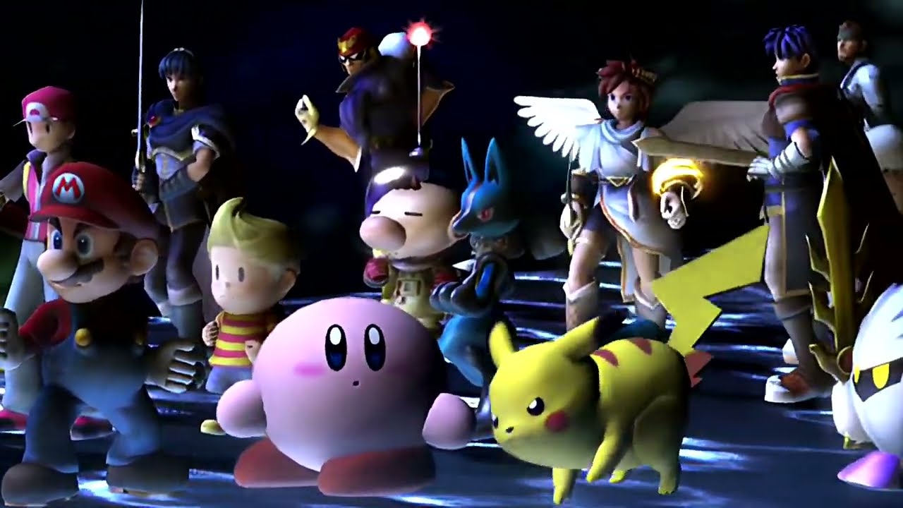 (한글 자막 / 가사) 대난투 스매시 브라더스 X 메인테마 OST - Audi famam illius