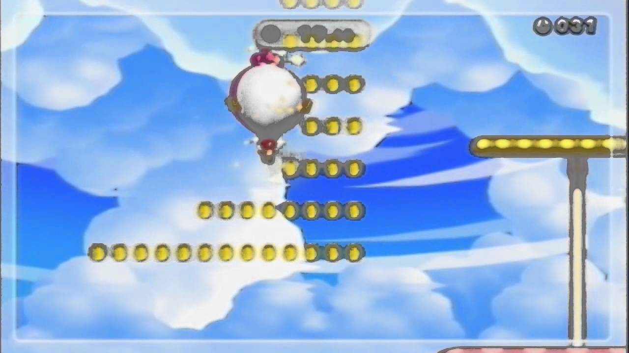 New Super Mario Bros. U "BallonBabyYoshis Goldrausch" "HotAir