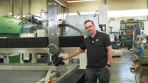 Modern Tool Ltd. ACCURL 5-Axis waterjet table