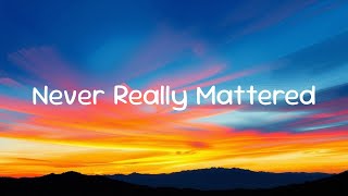 Akon feat. SIMIEN - Never Really Mattered ( Lyrics )