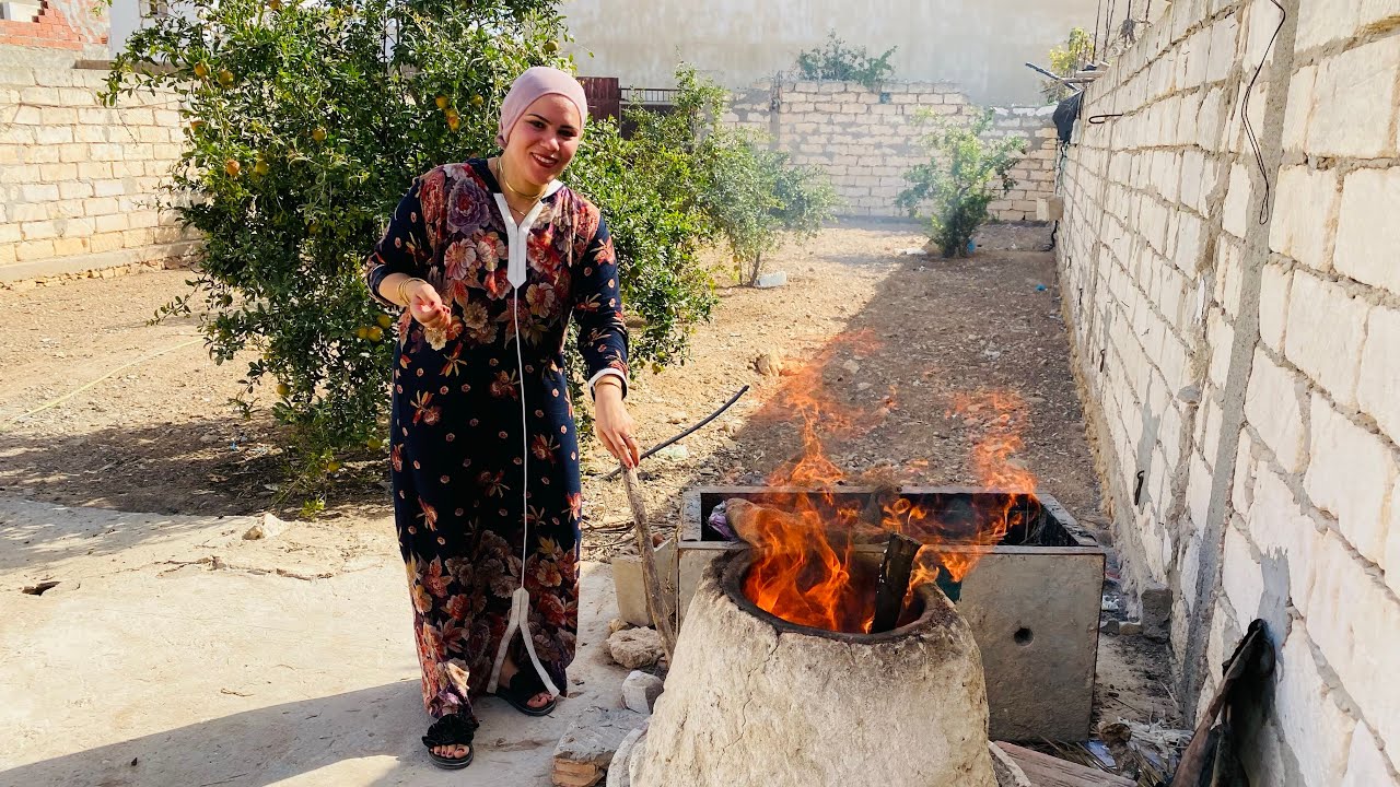 روتين صباحي صيفي في دار خالتي 🔥شاركت معاكم احلى جو مع خالتي 🐬 خبز الطابونة من إيدين الحرائر 🇹🇳