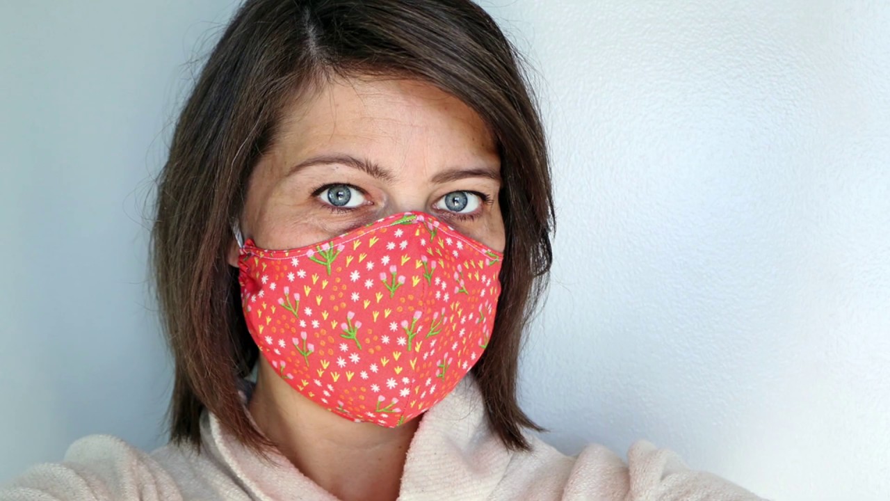 How to Sew a Fabric Face Mask A Craftables DIY Tutorial YouTube