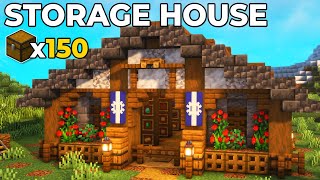 Minecraft: Storage House for Survival [Tutorial]