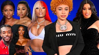 Ice Spice "SURPASSES" Cardi B | Megan DRAGGED | Jt JOINS illuminati | Justine Skye MELTDOWN & more!