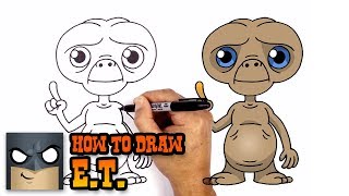 how to draw et the extra terrestrial