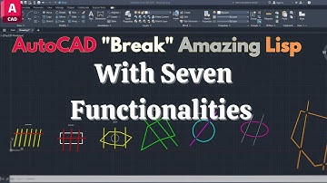 AutoCAD Lisp: Geavanceerde kruispuntonderbrekingen | 7 nieuwe functies