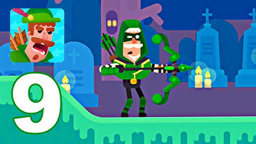 Bowmasters - Gameplay Walkthrough Part 9 - Robin the Quickshooter (Android Games)