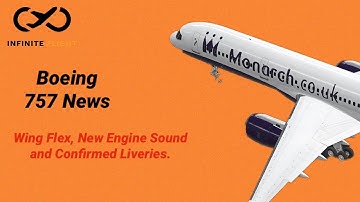 Infinite Flight: Boeing 757-200 Rework New Engine Sound, Wing Flex and New Liveries.