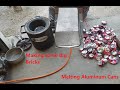 Melting Aluminum Cans to make some clean Aluminum Ingots