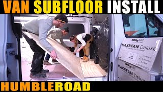 DOMINOES! The secret to installing SUBFLOORS in your VAN