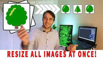 Resize Multiple Images FAST!  | ((Batch Resizing using Photoshop))