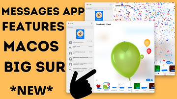 Message Effects, Memoji, Pin/Unpin In Messages App in MacOS Big Sur on MacBook Mac in 2024 Update