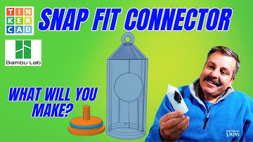 A Snap Fit Dog 💩 Container Tinkercad Connector Tips Tricks & More!