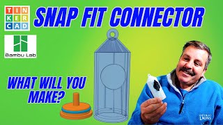 A Snap Fit Dog 💩 Container Tinkercad Connector Tips Tricks & More!