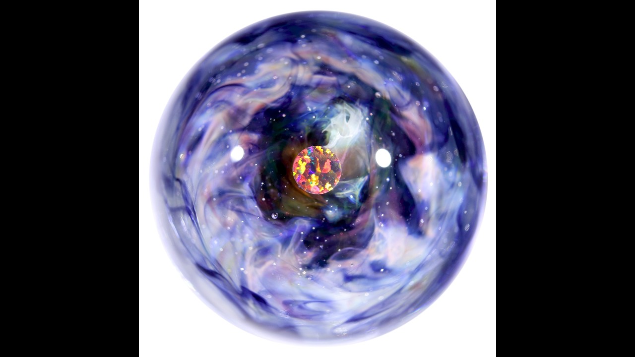 50mm Eye Of The Galaxy Nebula Glass Marble 宇宙ガラスマーブル