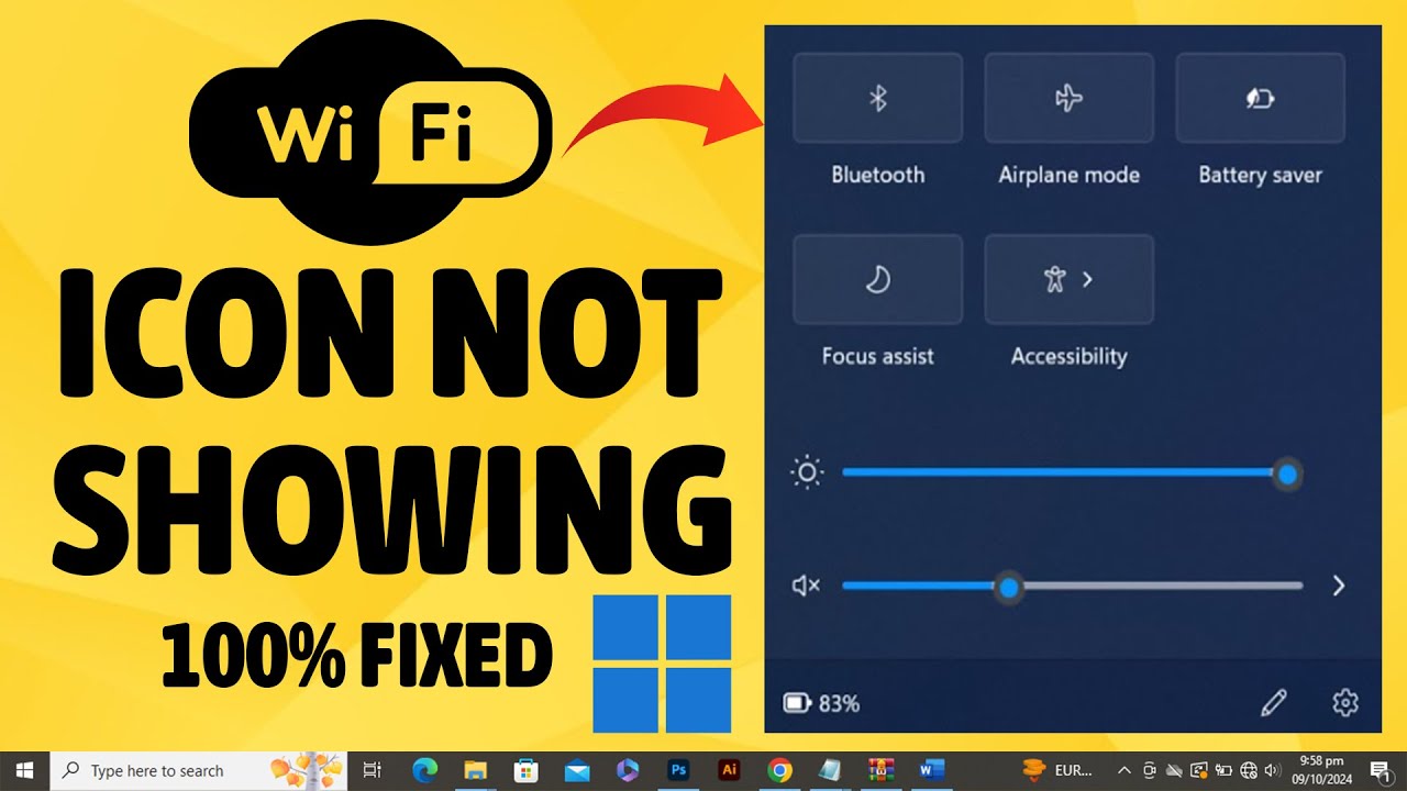 How To Fix Wi-Fi icon Not Showing in Windows 11 2024 - YouTube