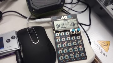 Sync demo: Gameboy micro + Raspberry Pi + Pocket Operator