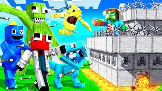 Rainbow Friends vs Most Secure Minecraft House