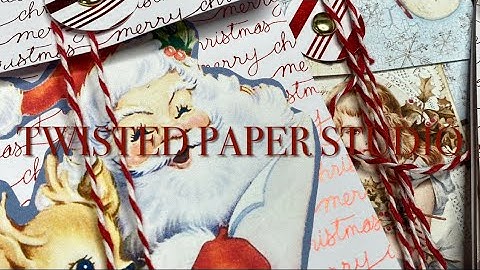 Policy Envelope with closure from scrapbooking paper #merrymonday #papercraft #craft