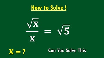 Nice Radical Algebra Math Problem || Math Olympiad || Find the Value of X