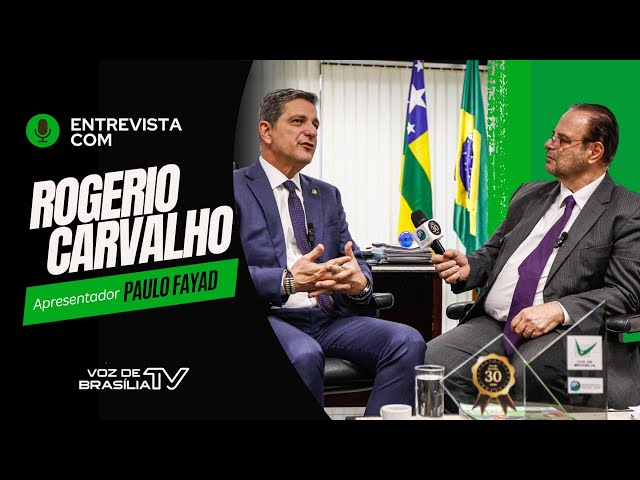 Voz de brasilia: Entrevista com o Senador Rogério Carvalho
