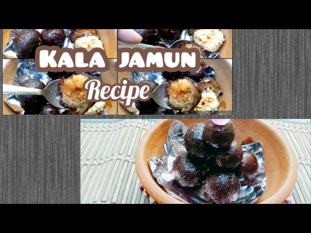 Kala Jamun Recipe|How to make kala jamun|Sweet Easy Recipe|Gulab Jamun recipe|स्वादिष्ट काला जाम | pool of flavours