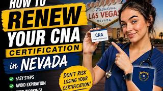 How to renew your CNA certification in Nevada