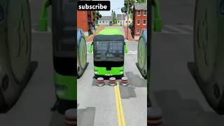 car racing Bollard Chain Crush – BeamNG.drive#cartoon #carbollard#car