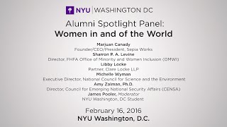 Alumni Spotlight Panel: Women in and of the World