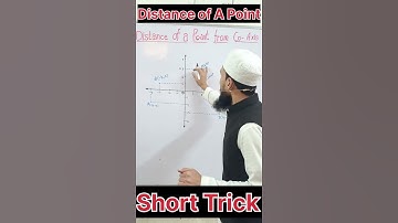 Distance of a point from coordinate axis | short trick | @SquareyourLearning #cbseboards2024