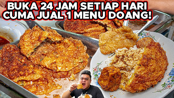 BUKA 24 JAM SETIAP HARI !! TAPI CUMA JUAL 1 MENU DOANG KOK BISA RAME..