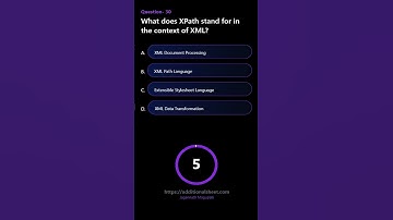 What does XPath stand for in the context of XML #xml #xml_file