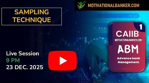 🔴CAIIB- ABM Live Class -23 DEC. 2025 @9 PM