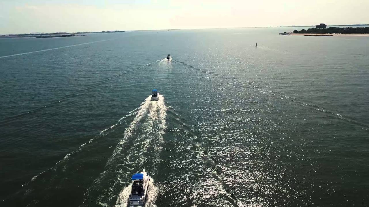 Drone Flight Over Outlook Beach at Fort Monroe