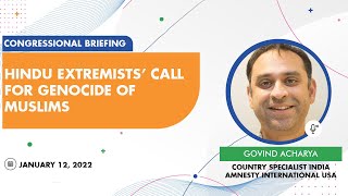 Anti-Muslim hate and bigotry are at their peak in India: Govind Acharya, Amnesty International USA