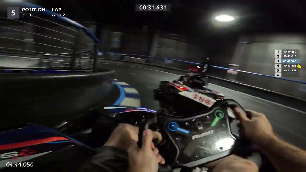 2023 Tuesday League   Week 1 Heat 1   Supercharged Edison NJ   GoPro 4K   FAST Indoor Go Kart Racing