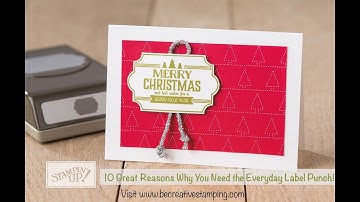 Everyday Label Punch by Stampin